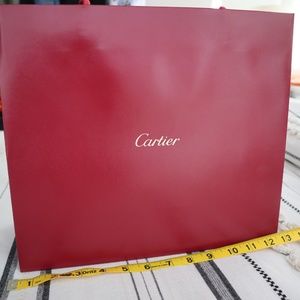 Cartier, Decorative Shopping bag, Red, premium paper, great condition